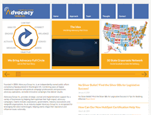 Tablet Screenshot of advocacygroupinc.com